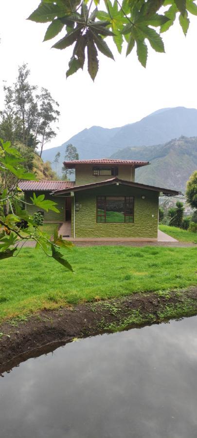 "Casa Verde" En Banos De Agua Santa Con Vista Al Volcan Tungurahua ภายนอก รูปภาพ